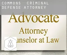 Commons  criminal defense attorney