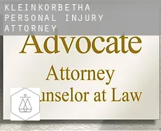 Kleinkorbetha  personal injury attorney