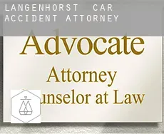 Langenhorst  car accident attorney