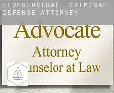 Leopoldsthal  criminal defense attorney