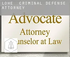 Lohe  criminal defense attorney