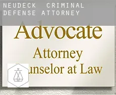 Neudeck  criminal defense attorney