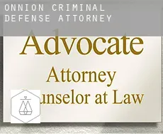 Onnion  criminal defense attorney