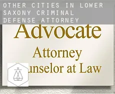Other cities in Lower Saxony  criminal defense attorney