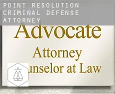 Point Resolution  criminal defense attorney