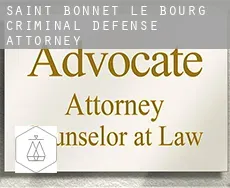 Saint-Bonnet-le-Bourg  criminal defense attorney