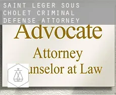Saint-Léger-sous-Cholet  criminal defense attorney