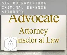 San Buenaventura  criminal defense attorney