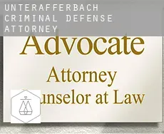 Unterafferbach criminal defense attorney