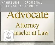 Wahrburg  criminal defense attorney