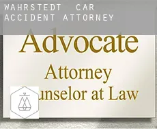 Wahrstedt  car accident attorney