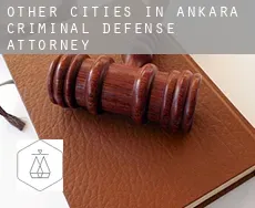 Other cities in Ankara  criminal defense attorney