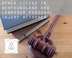Other cities in Newfoundland and Labrador  personal injury attorney