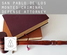 San Pablo de los Montes  criminal defense attorney