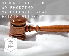 Other cities in Wojewodztwo Malopolskie  real estate attorney