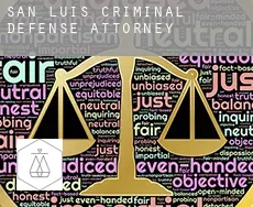 San Luis  criminal defense attorney