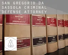 San Gregorio da Sassola  criminal defense attorney