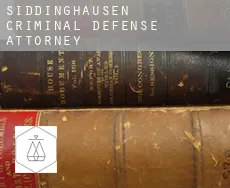 Siddinghausen  criminal defense attorney
