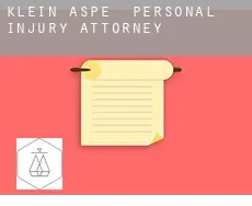 Klein Aspe  personal injury attorney