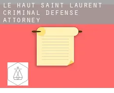 Le Haut-Saint-Laurent  criminal defense attorney