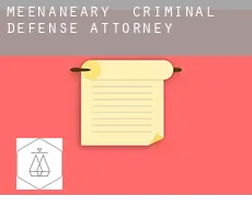 Meenaneary  criminal defense attorney