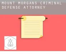Mount Morgans  criminal defense attorney