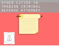 Other cities in Trabzon criminal defense attorney