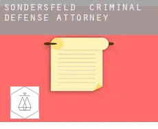 Sondersfeld  criminal defense attorney