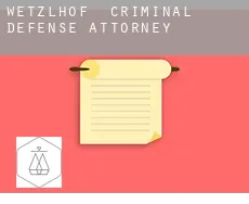 Wetzlhof  criminal defense attorney