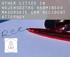 Other cities in Wojewodztwo Warminsko-Mazurskie  car accident attorney
