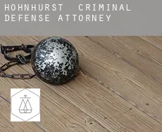 Hohnhurst  criminal defense attorney
